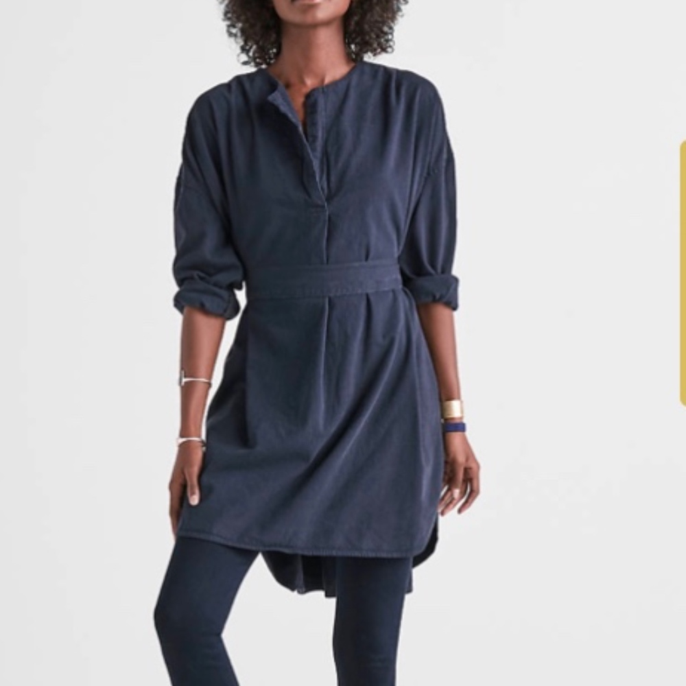 NWOT LUCKY BRAND True Indigo oversized tunic XS